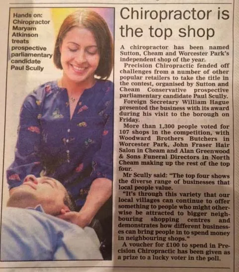 Precision Chiropractic Health Matters News